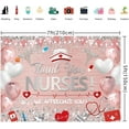 thumbnail image 3 of Thank You Nurses Backdrop 2025 Nurse Appreciation Week Banner 5.9x3.6FT Nurses Day Decorations Background for Nurse Graduation Party Supplies Photo Props, 3 of 5