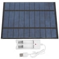 thumbnail image 2 of ANGGREK Solar Battery Charger,USB Port Solar Panel,2.5W 5V Portable Solar Panel Phone Battery Charger Portable Solar Cell With USB Port, 2 of 8
