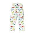 thumbnail image 4 of Xecao Happy Easter Rabbit Men's Straight Lounge Pajama Pants: The Ultimate in Comfortable Sleepwear, 4 of 9