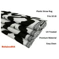 thumbnail image 3 of BalajeesUSA Outdoor Rugs, 9' x 12' Black Moroccan Beach Waterproof Rug Camper, 3 of 10