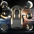 thumbnail image 2 of Gaming Chair Massage Ergonomic High Back Swivel Recliner Office Computer Chair with Bluetooth Speakers, Cupholder, Headrest, Lumbar Support, Adjustable Backrest and Footrest, Black Gold, 2 of 6
