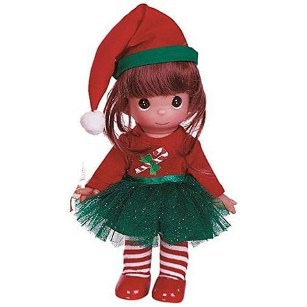 The Doll Maker Precious Moments Dolls, Linda Rick, Merry Christmas Doll, 9 Inch Doll