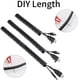thumbnail image 4 of Funda para cable, tubo para enrollar cables, funda para gestión de cables, adecuada para el hogar, oficina, TV, escritorio, cable, acabado y protección, 4 of 8
