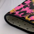 thumbnail image 6 of PUREYAH Front Door Mat Indoor Entrance, Non-Slip Washable Abstract Pink Animal Print Decorative Rug Carpet for Bedroom Living Room Bathroom 72"x48", 6 of 8