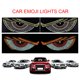 thumbnail image 5 of CAR Evil Ojes Advertencia Lámpara Del Automóvil Delantero Vidry Light Dynamic Devil Eye Sticuler 2 PCS LED USB 11 Modos para La, 5 of 9