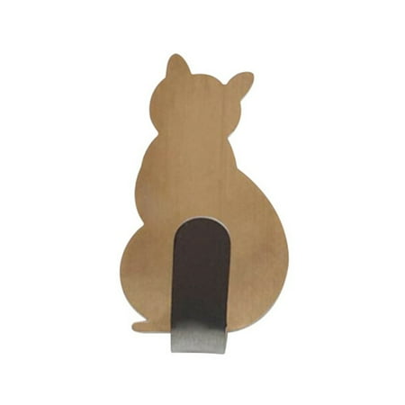 

Luxsea 2 Pcs/lot Cat-shaped Wall Mount Hooks - Decorative Stainless Steel Hanger (1000g)