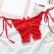 thumbnail image 2 of Gibobby Tangas de mujer sexy Ropa interior de encaje para mujer, tangas, bragas de Bikini, Tanga de G, Tanga elástico para mujer, ropa interior breve, Tanga(Rojo,Talla única), 2 of 3