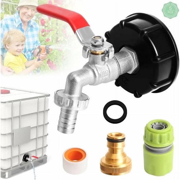 Conector rápido para manguera de agua de jardín, conector de latón macizo, conectores universales para riego de jardín, fácil instalación con buen sellado, resistente y resistente a la corrosión,