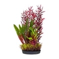 thumbnail image 2 of Artificial Aquarium Plants Decoration, Plastic Aquatic Plant for Freshwater & Saltwater Fish Tanks, Turtle Tank and Aquascaping Landscaping Decor, 11 Inch Green, 2 of 6