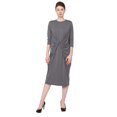 thumbnail image 5 of Womens Twisted Drape Front Comfy Dress, 5 of 5