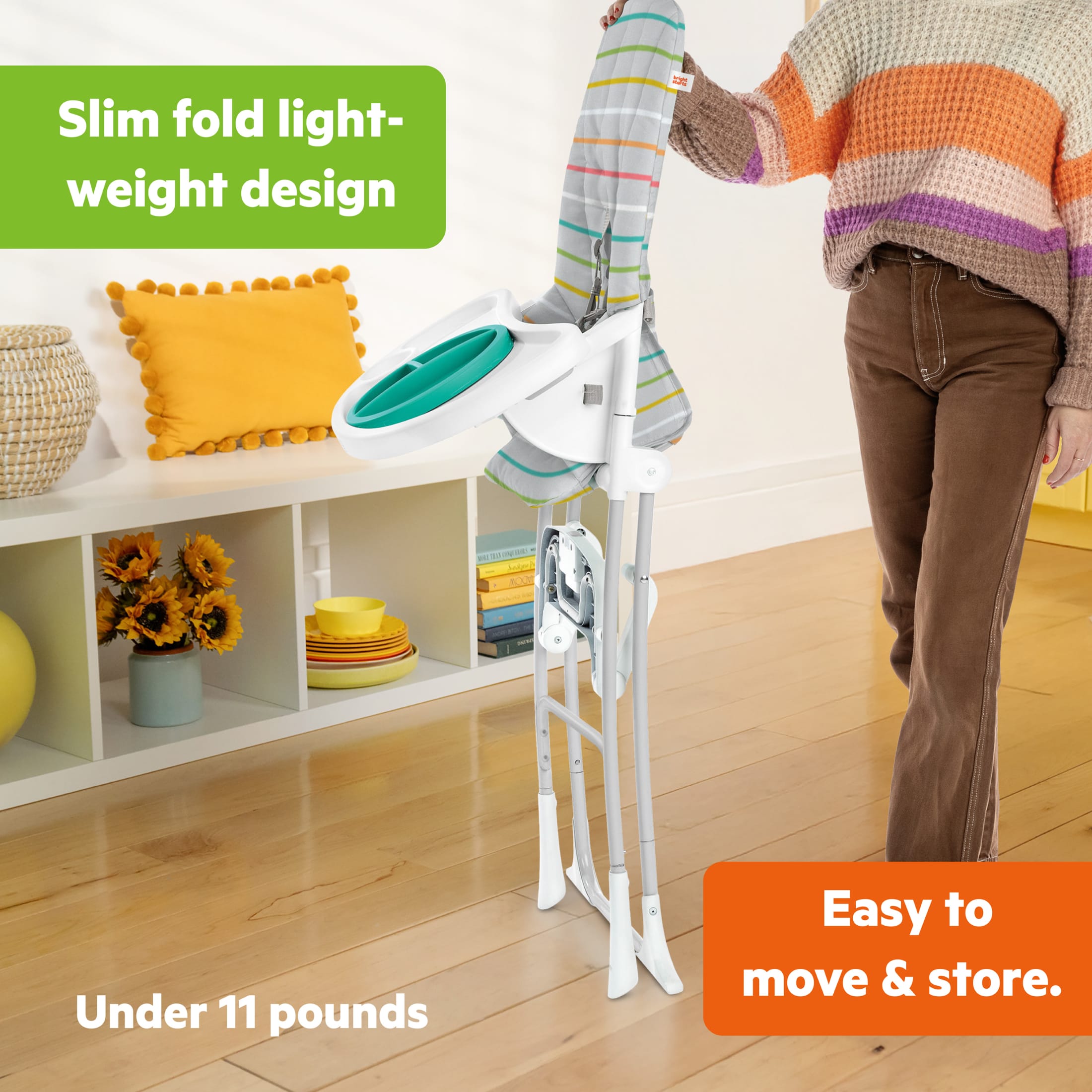 Bright Starts Dine Delight Compact Folding High Chair photo 6