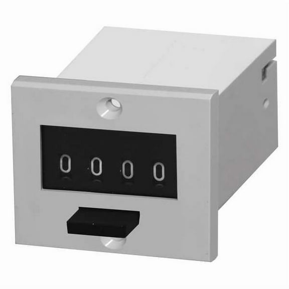 Dayton Counter,4 Digit,Panel Mount,115VAC 6X594
