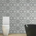 thumbnail image 2 of Walplus Peel and Stick Backsplash Bans Dark Grey Cement Spanish Wall Tile Decals 48 Pcs 6" x 6", 2 of 7