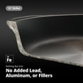 thumbnail image 5 of Greater Goods 12 inch Cast Iron Skillet, Smooth Milled, Organically Seasoned Sauce Pan Surface, 5 of 8