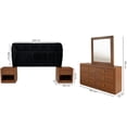 thumbnail image 4 of Recamara KS 4 Piezas Umira Negro y Nogal - Kessa Muebles, 4 of 5