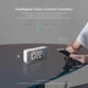 thumbnail image 3 of HOMVILLA Digital Alarm Clock with Large LED Temperature Display, Portable Mirror Alarm with Dual Sleep Time Alarm 4-Level Adjustable Brightness Dimmer, 3 of 5