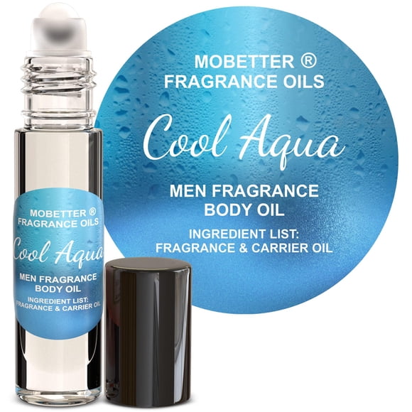Aceite de fragancia MOBETTER Cool Aqua para hombre en roll-on