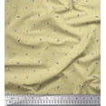 thumbnail image 1 of Soimoi Rayon Fabric Leaves Shirting Print Sewing Fabric Yard 56 Inch Wide, 1 of 1
