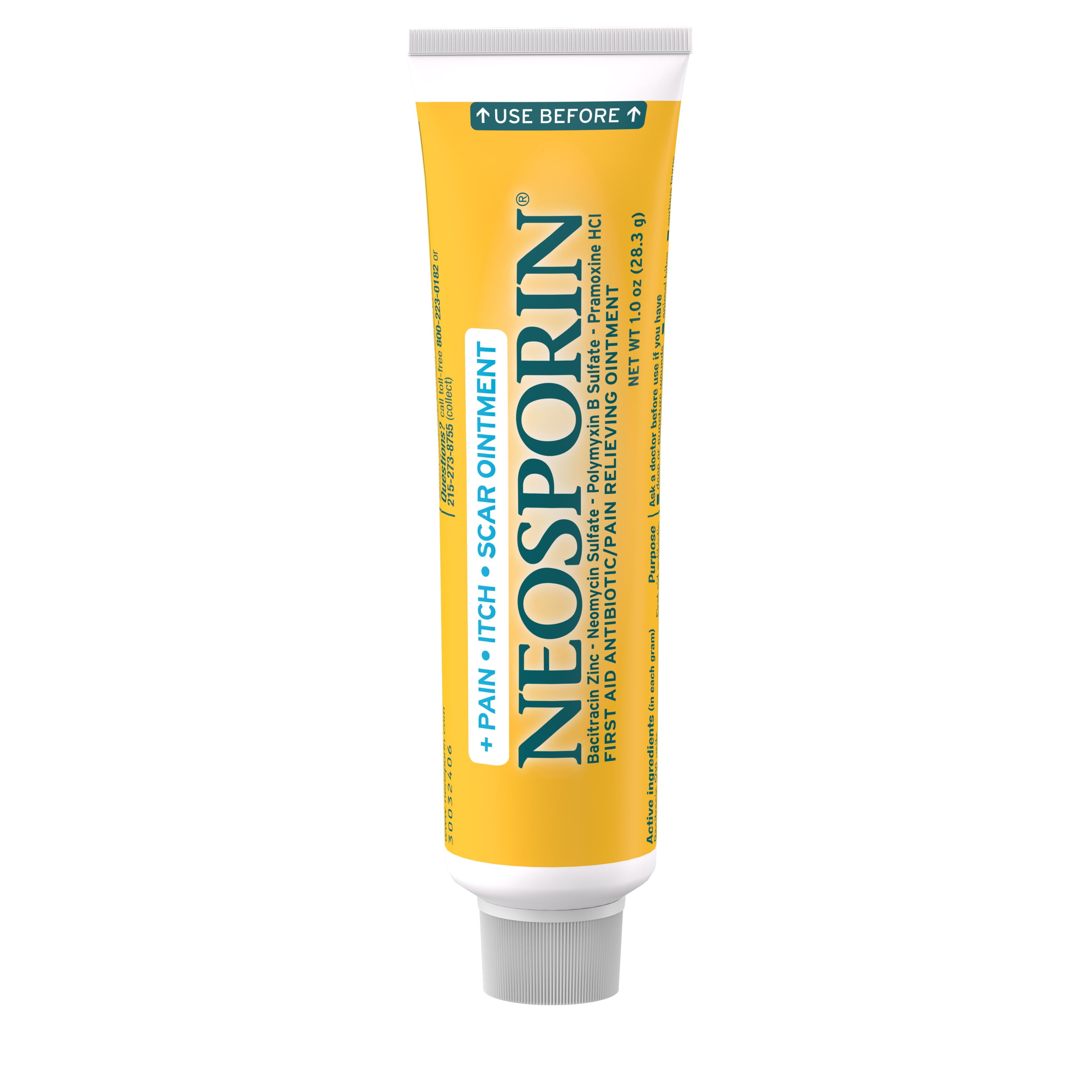 Neosporin Pain, Itch & Scar First Aid Antibiotic Ointment, 1 oz