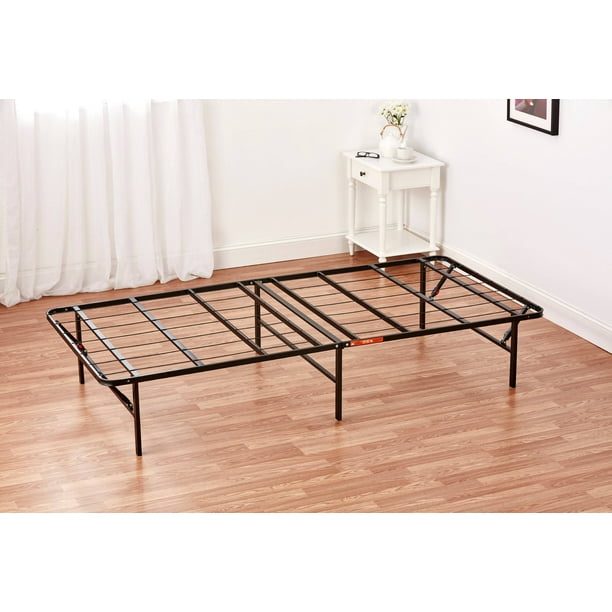 Mainstays 14" High Profile Foldable Steel Bed Frame, Powdercoated