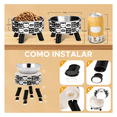 thumbnail image 3 of 2pcs Plato Comedero Acero Inoxidabl mascotas Malubero,  Plateado con NEGRO, 3 of 5