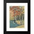 thumbnail image 2 of Kawase Hasui 11x14 Black Modern Framed Museum Art Print Titled - Autumn in Oirase (1933-06), 2 of 5