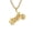 Gold With Chain, variant on PAURO Motorcycle Pendant Necklace for Men Stainless Steel Biker Vintage Punk Rock Rider Streetwear Chain Cool Industrial Style Personalized Gift Jewelry Silver Plated No Chain