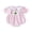 Pink, variant on Cenuakty Baby3M 6M 12M 18M Girl Golf Embroidery Romper Summer Short Sleeve Doll Collar Striped Jumpsuit