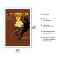 thumbnail image 2 of Le Thermogène (Thermogen) Poultice - Generates Heat and Cures: Cough Rheumatism - Vintage Advertising Poster by Leonetto Cappiello c.1909 - Fine Art Matte Paper Print (Unframed) 30x44in, 2 of 4