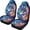 Colorful Wolf Pattern, variant on XYZCANDO Set of 2 Car Seat Covers for Interior Car Front Seat Covers All Seasons Use Elastic, Truck Vehicle SUV Front Seats Protector, Leopard