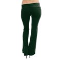 thumbnail image 3 of Vivian's Fashions Yoga Pants - Full Length, Misses Size (Green, 5X), 3 of 3