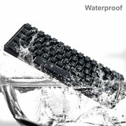 HK GAMING GK61 Mechanical Gaming Keyboard | 61 Keys RGB Backlit for PC/Mac ( Black, Gateron Optical Yellow)