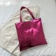 thumbnail image 4 of Bolso de mano para mujer de gran capacidad de cuero PU, bolso informal brillante para mujer (rosa roja) Sywqhk Para Estrenar, 4 of 8