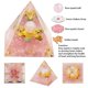 thumbnail image 1 of Generador de energía de cristal Natural, pirámide de resina, Peridoto, amatista, Reiki, Chakra curativo, herramienta de meditación, decoración de habitación, 1 of 4