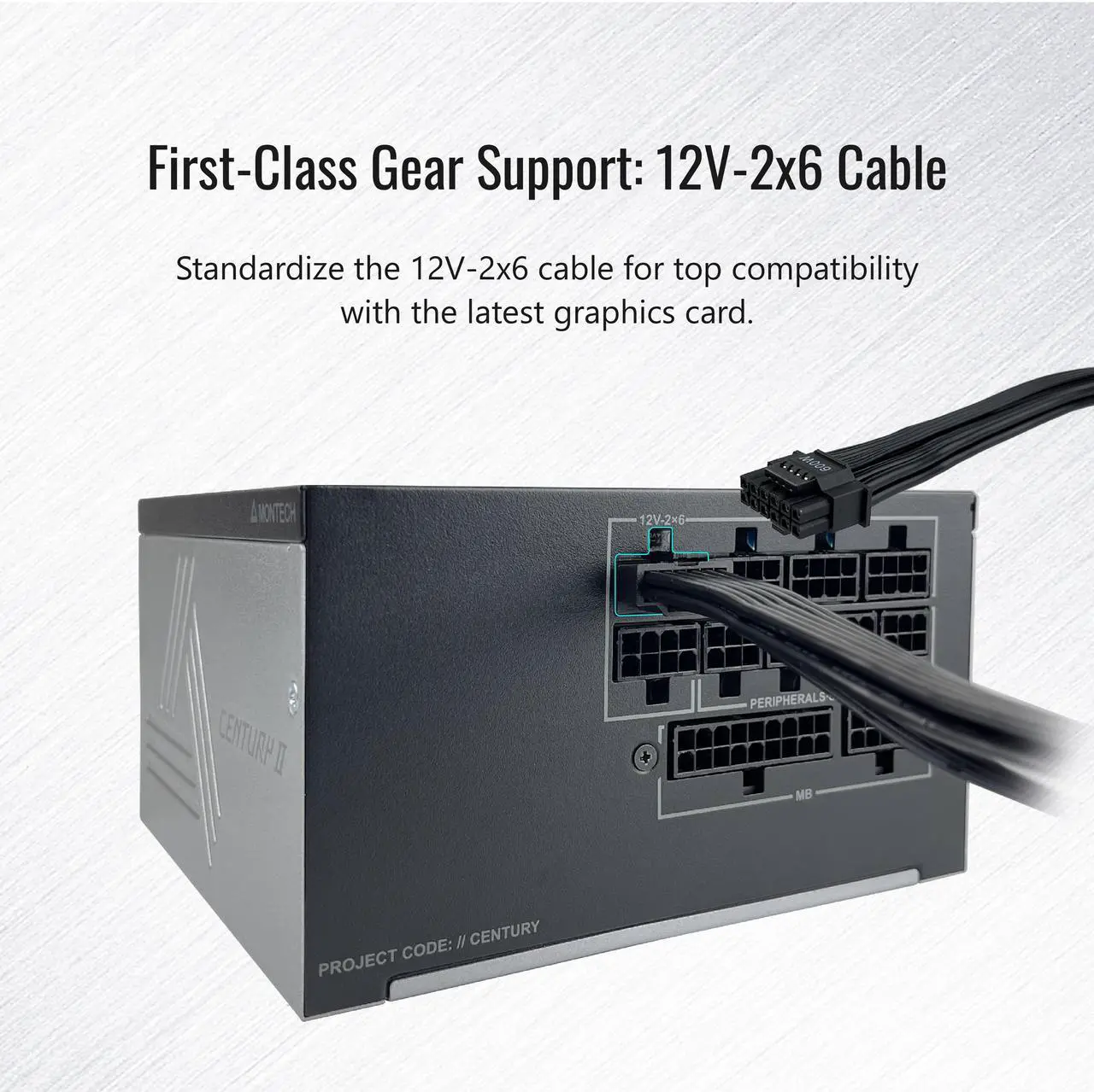 Montech Computer Case PSU Combo - KING 15 PRO (B) Bundle with Century II 850W PSU
