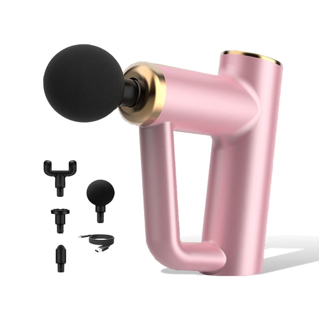 Soidarity Masajeador eléctrico ABS, máquina de masaje relajante muscular con carga USB profesional, dispositivo de masaje para interior, hogar, oficina, masajeadores Rosa Soidarity CE003220-01