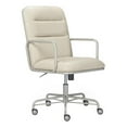 thumbnail image 1 of Scranton & Co Modern Faux Leather Executive Desk Office Chair in White, 1 of 14