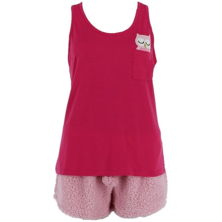 PJ Couture Animal Print Tank and Shorts Pajama Set (Women's)