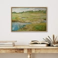 thumbnail image 4 of PixonSign Framed Wall Art Green Spring Pond Landscape Floral/Botanical Nature Wilderness Artwork Field Oil Paintings Modern Scenery Canvas Prints Colorful for Rooms - 24"x36" Natural, 4 of 5