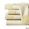 thumbnail image 5 of Porch & Den  Gerda Deep Pocket Over-sized Cotton Lace Bed Sheet Set Brilliant Blue California King Deep Pocket,Extra Deep Pocket Casual,Modern &, 5 of 5