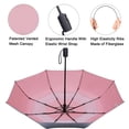 thumbnail image 3 of G4Free UPF 50+ UV Protection Travel Umbrella 42/46 Inch Windproof Silver Coating Sun Blocking Umbrella, 3 of 8