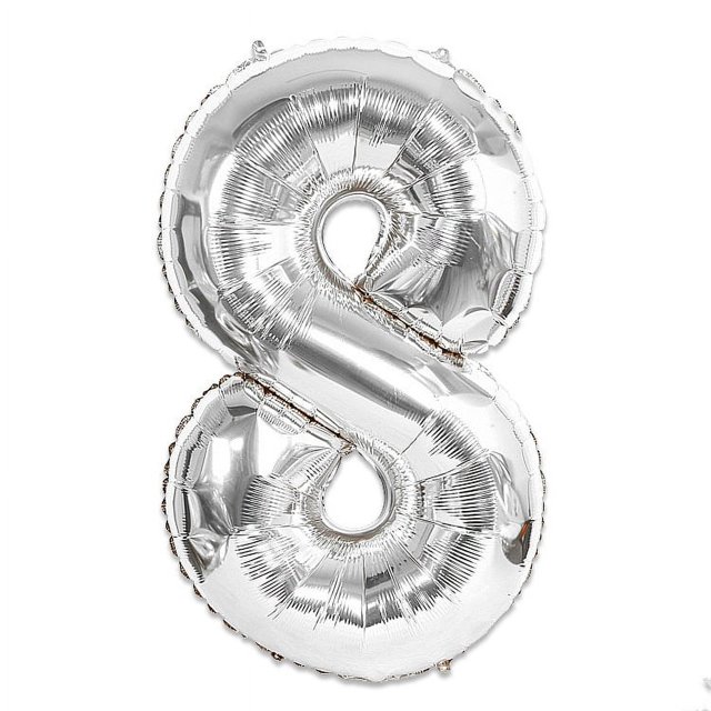 Globo de aluminio digital grande de 90 cm, globo de helio de papel de aluminio para cumpleaños de 40 pulgadas, dorado, plateado y oro rosa