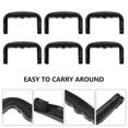 thumbnail image 2 of 6Pcs Thickened Cage Handles Birdcage Handles Hamster Cage Accessories (Black) Random Style, 2 of 3