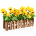 thumbnail image 2 of Girasol artificial decorativa decorativa decoración de girasol imitación planta en maceta, 2 of 5