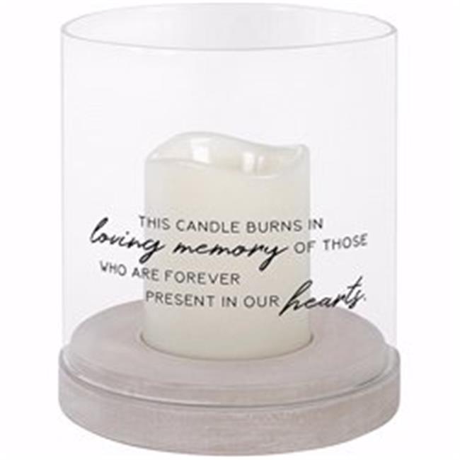 Carson Home Accents 170296 7 x 6 in. Flameless Flicker Loving Memory