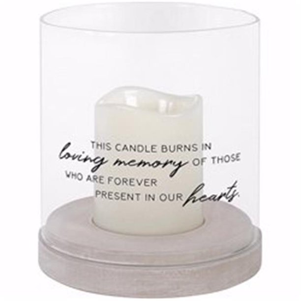 Carson Home Accents 170296 7 x 6 in. Flameless Flicker Loving Memory