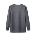 thumbnail image 5 of Xuanfei Women Heart Print Crew Neck Raglan Long Sleeve Top, 5 of 7