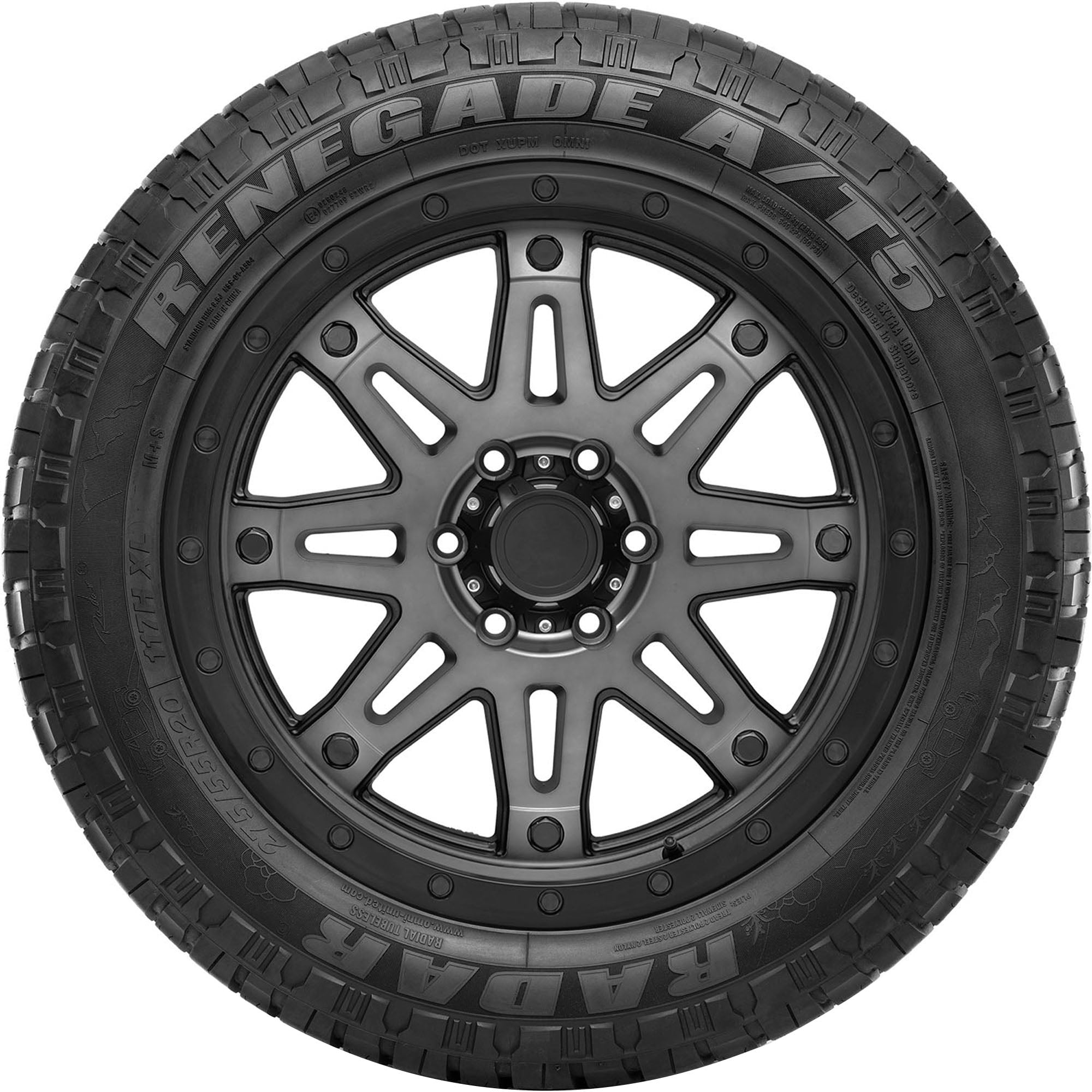 Radar Renegade A/T5 205/80R16 104T Light Truck Tire