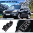 thumbnail image 2 of Interruptor de ventana eléctrica del lado del conductor delantero izquierdo de Unique Bargains para Toyota RAV4 2004-2005 Número de control de ventana No.8482042170 Negro, 2 of 7