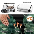 thumbnail image 6 of Uourmeti Golf Cart Covers Seat Cover, Compatible with Sports, Suitable for EZGO TXT RXV 4 Front Pockets, Leaf, 6 of 8